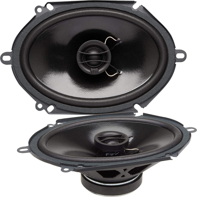 PowerBass S-6802 6x8in OEM Coaxial Speakers No Grill (Pair) PowerBass