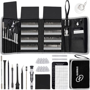 142-Piece Precision Screwdriver Set, Magnetic Computer Repair Tool Kit for Laptop, PC, Phone, MacBook, Nintendo, PS4, Xbox Controller Electronics Toolkit TekShack