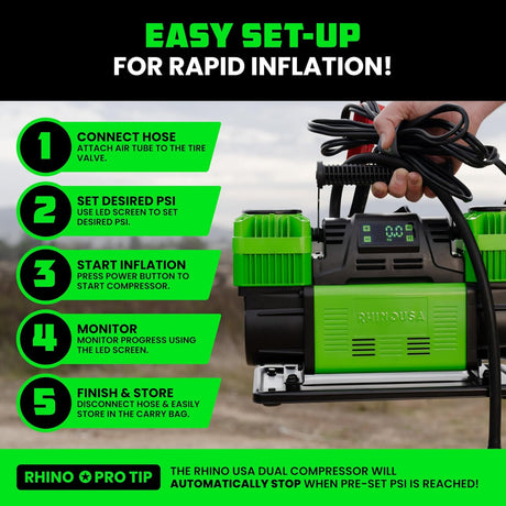 12V Dual-Tire Air Compressor