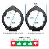 Metra 82-3006 GM Multi 2005-Up Speaker Adapter - 6 to 6.75 Inch Metra