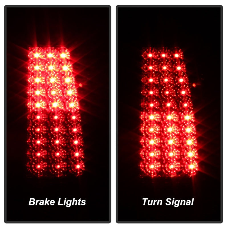 xTune Chevy Silverado 1500/2500/3500 99-02 LED Tail Lights Red Smoke ALT-ON-CS99-LED-RS