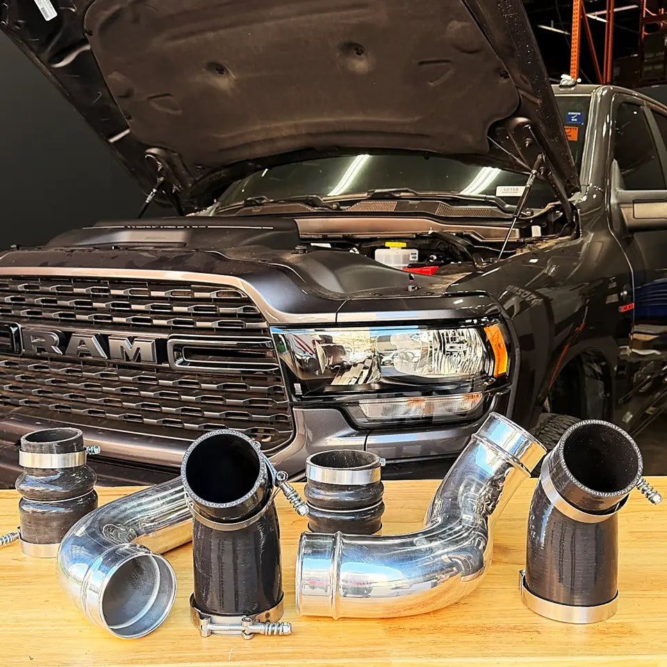 Cold and Hot Side Intercooler Pipe Kit for 2019-2024 Ram 2500/3500 Cummins 6.7L S&B