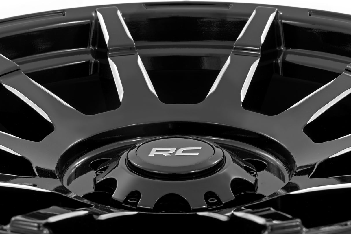 Rough Country 83 Series Wheel 6x135 Bolt Pattern Gloss Black