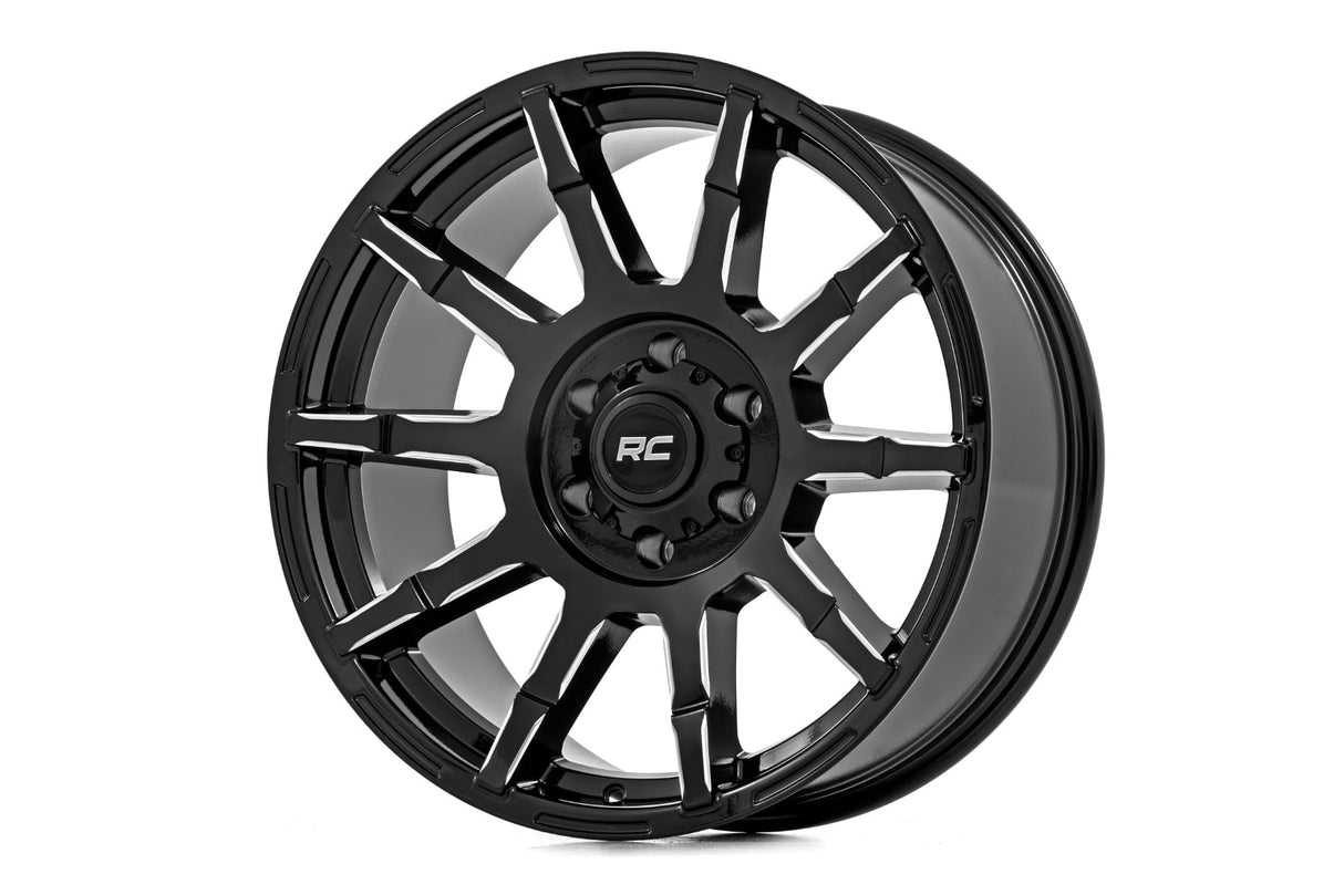 Rough Country 83 Series Wheel 6x135 Bolt Pattern Gloss Black