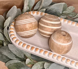 Mango wooden balls 3” KB Decor & More