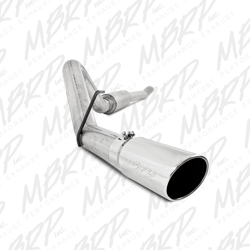 Système d'échappement simple face en aluminium pour Ford F-250/350/450 6,2 L V8 à essence 4 po Cat Back MBRP 11-13