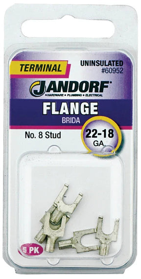 Term Flange 22-18 Unins #8 Stud #60952 Jandorf