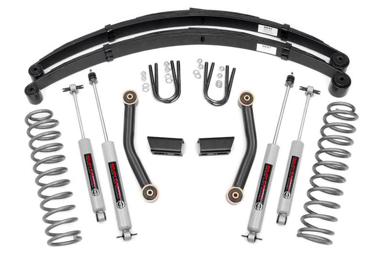 3 Inch Lift Kit | Series II | RR Springs | Jeep Cherokee XJ 2WD/4WD (84-01)