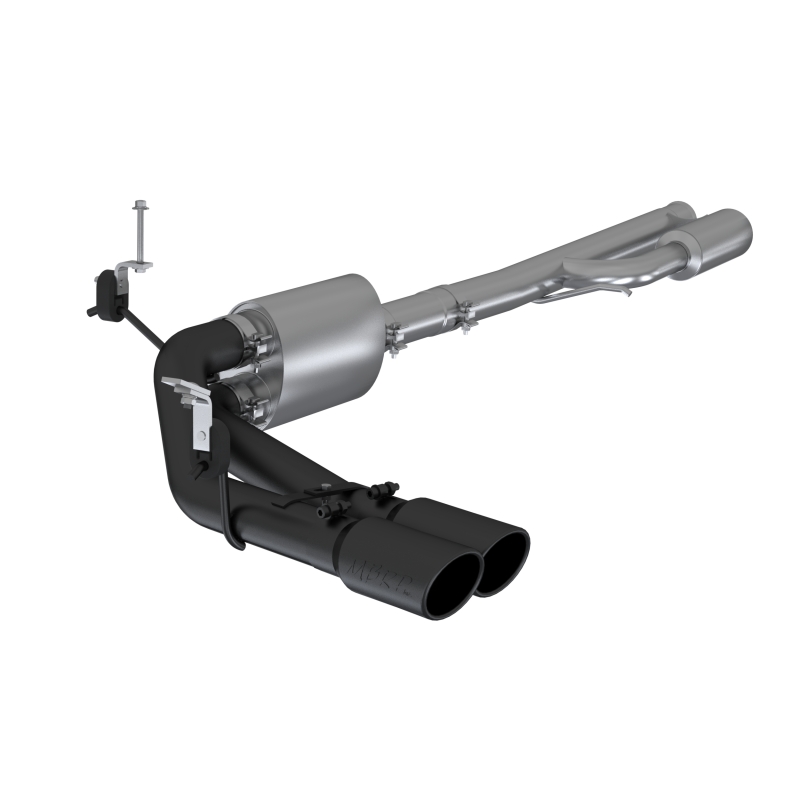 MBRP 2019+ Chevrolet Silverado 1500 4,5 L/5,3 L Pré-essieu Sortie double côté avec embout OD 4 po - Revêtement noir