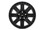 Rough Country 84 Series Wheel Gloss Black 15x8 5x5.5 -19mm