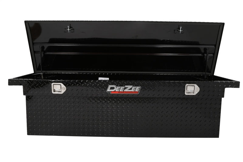 Deezee Universal Tool Box - Red Crossover - Single Lid Black BT (Deep Low)