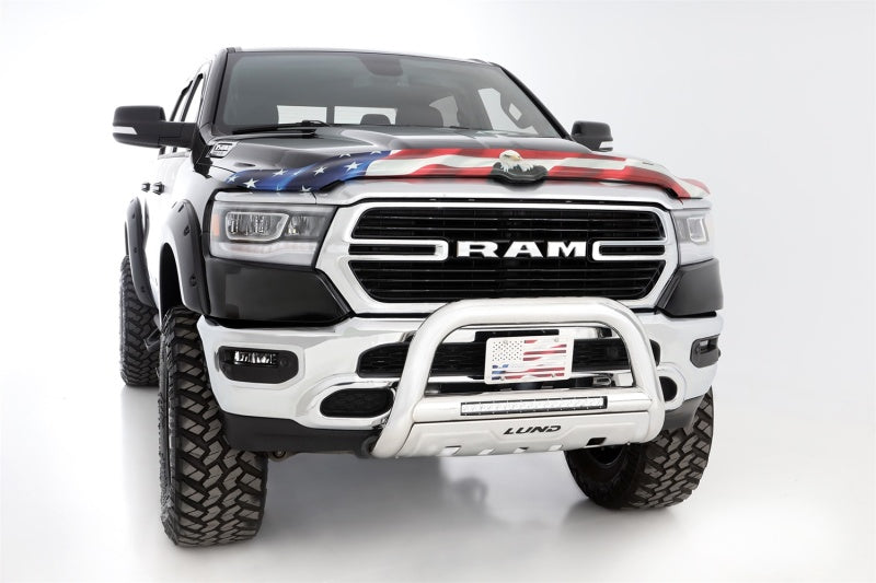 Protecteur de capot Vigilante Premium pour Ram 1500 Stampede 19-23 (sauf Rebel/TRX) - Drapeau