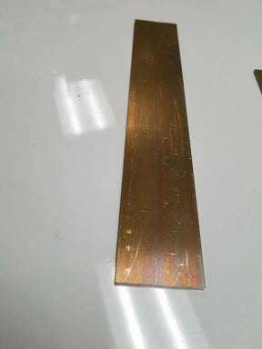 1/8" x 2" C360 BRASS FLAT BAR 36" long Solid .125" Plate Mill Stock H02 Unbranded