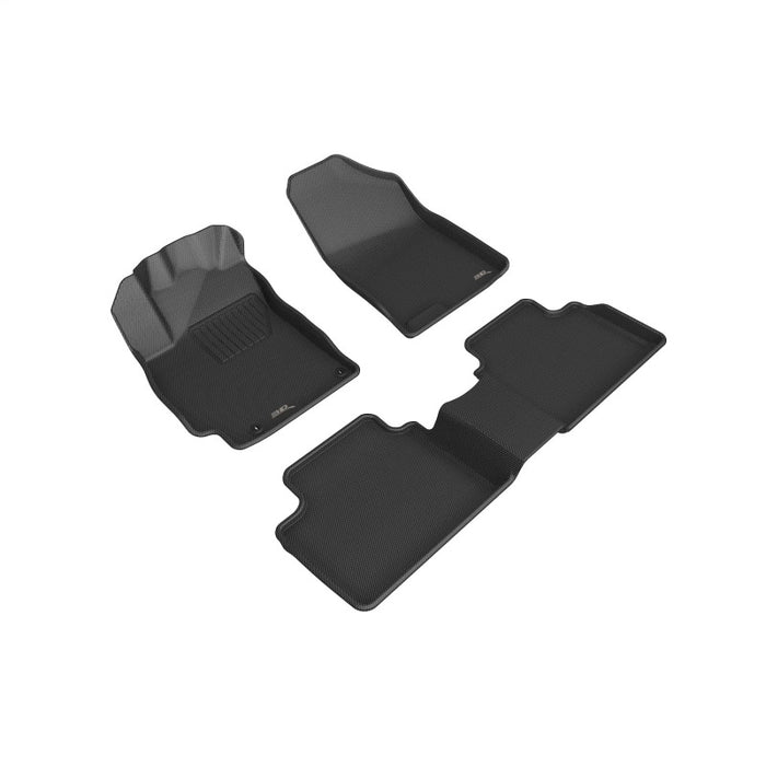 Ensemble complet de tapis de sol 3D MAXpider pour Hyundai Elantra Kagu 2021-2024 - Noir