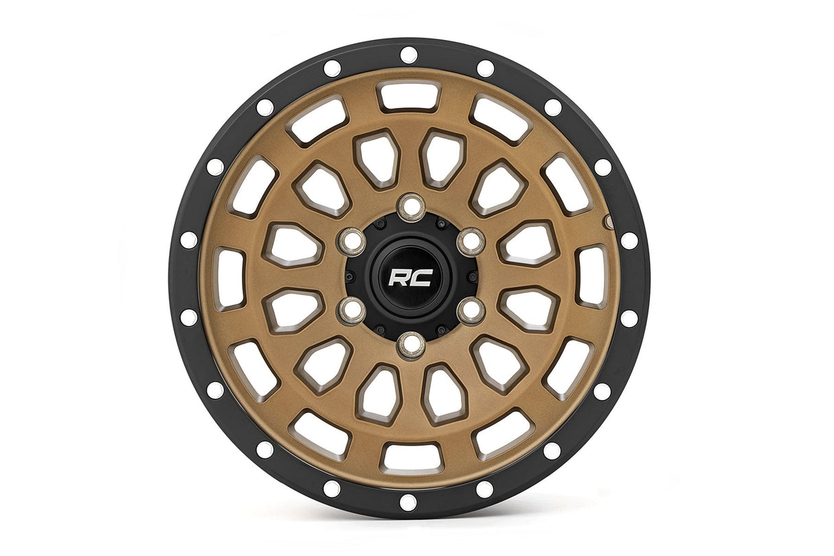 Rough Country 87 Series Wheel Simulated Beadlock 17x8.5