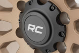 Rough Country 87 Series Wheel Simulated Beadlock 17x8.5