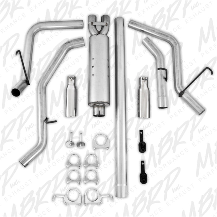 MBRP 2006-2008 Dodge Ram Hemi 1500 5.7L SC/CC-SB Cat Back Double Split Side