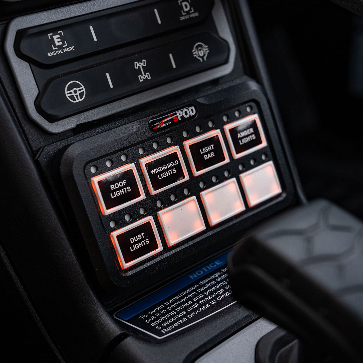 S-POD Can-Am, Maverick R, HD BantamX Center Console Kit Baja Designs