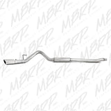Système d'échappement simple face en aluminium pour Ford F-250/350/450 6,2 L V8 à essence 4 po Cat Back MBRP 11-13