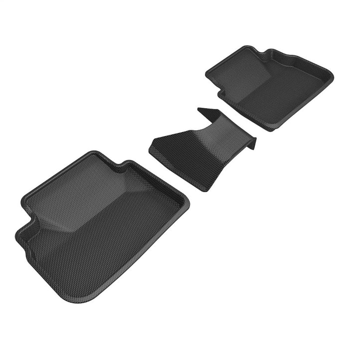 3D MAXider 22-23 Subaru WRX Kagu Black Floor Mats - Row 2