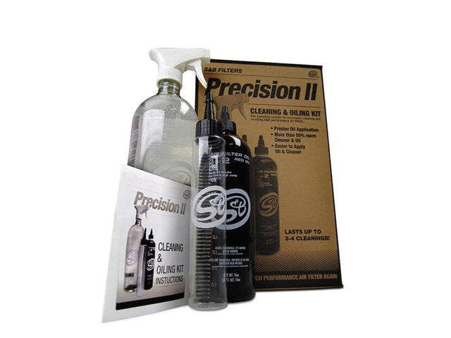 (Sold Out) S&B Filters Precision II Cleaning and Oil Service Kit, Red Oil S&B Filters