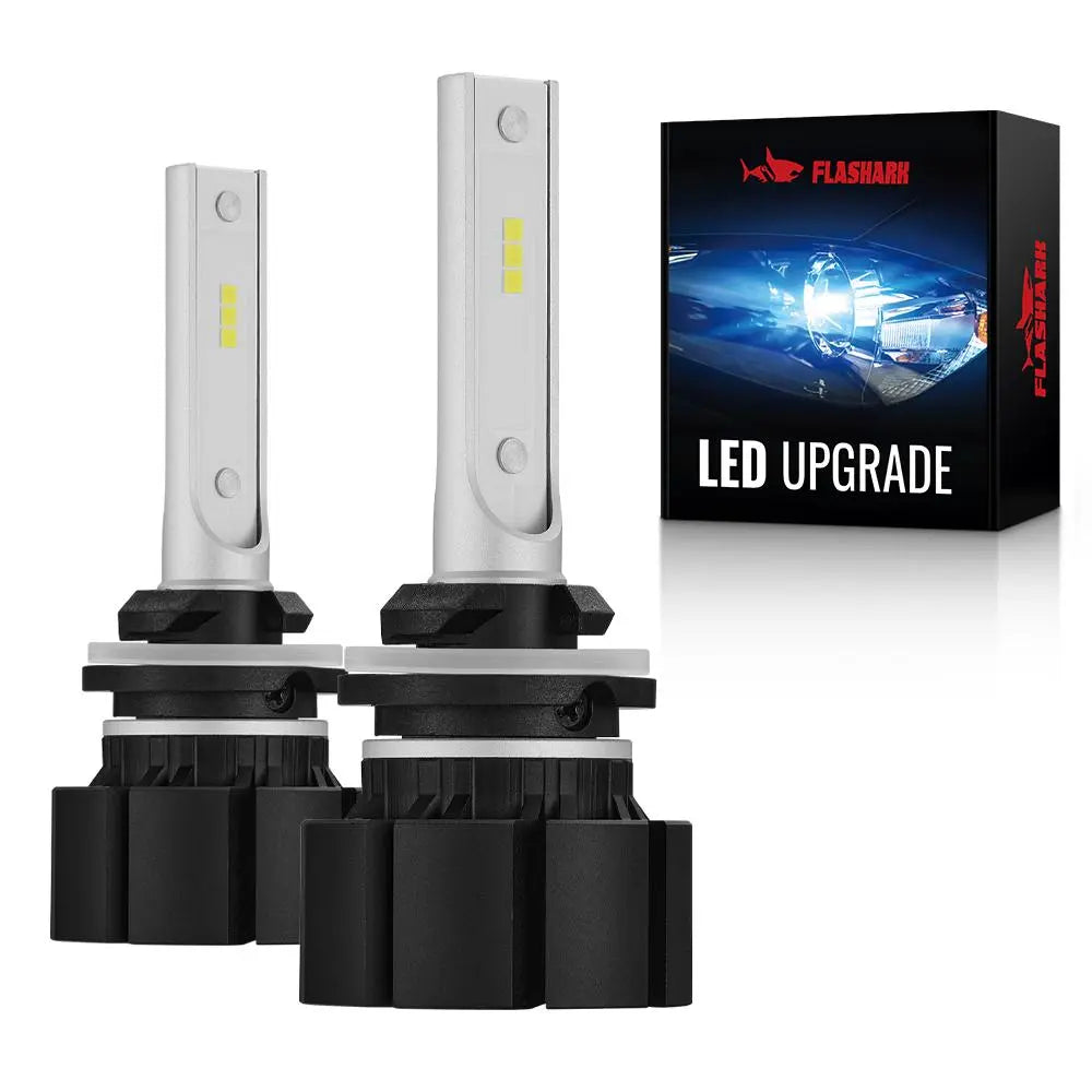 XF1 880 6000K 6000LM LED Fog Light Bulbs White 2Pcs Flashark