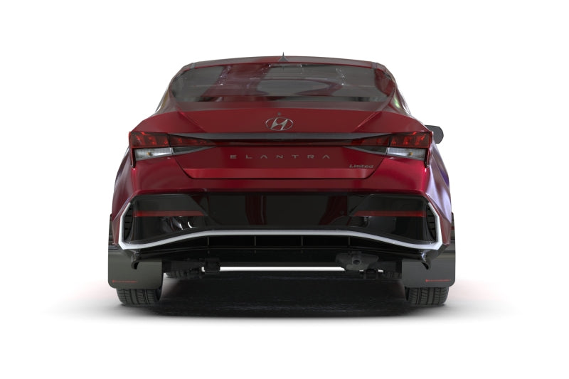 Rally Armor 24-25 Hyundai Elantra Black Mud Flap Red Logo