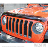 Protection anti-insectes Westin 2018 Jeep Wrangler JL Wade Platinum - Fumée