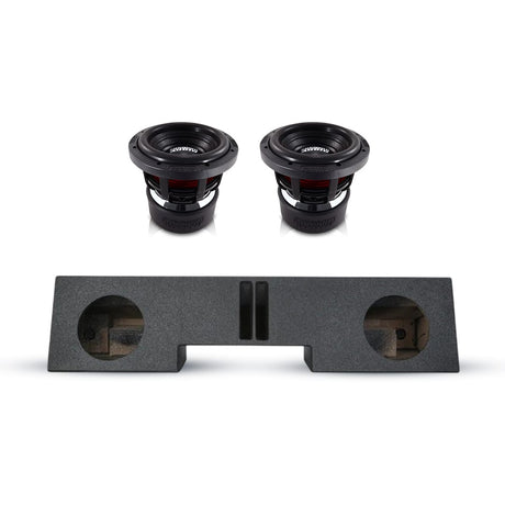 (2) Sundown Audio X8 v4 & Chevy Ext Cab 88-98 Dual 8" Subwoofer Box Combo Sundown Audio
