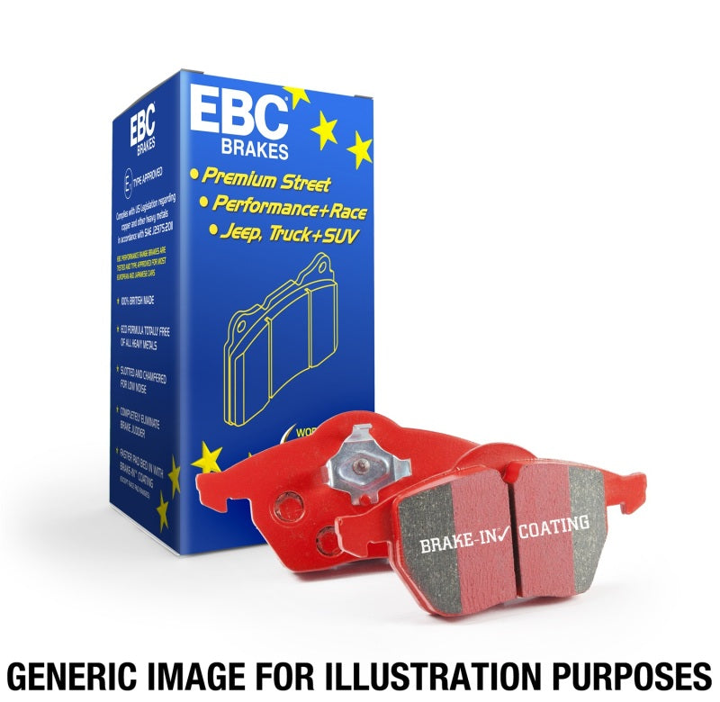 EBC 2022+ Subaru WRX 2.4T / 18-23 Subaru Crosstrek Redstuff Front Brake Pads