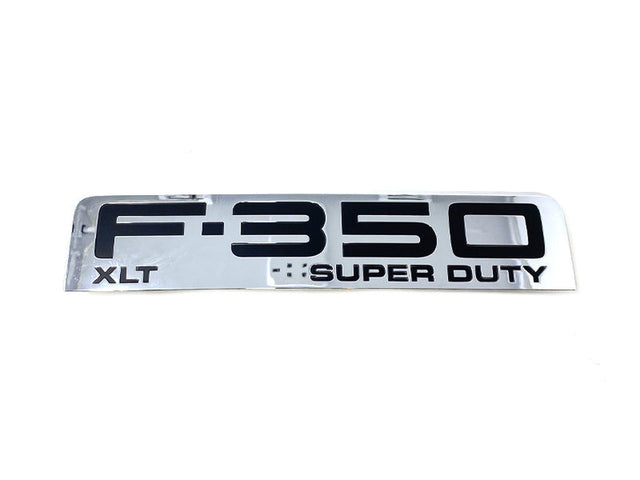 8C3Z16720G F-350 XLT Super Duty Emblem, 2008-2010 Ford 6.4L Powerstroke Ford OEM
