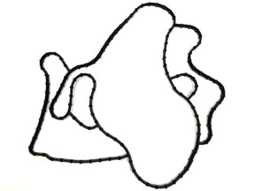 8C3Z6619G OE Oil Cooler Cover Gasket, 2008-2010 Ford 6.4L Powerstroke Ford OEM