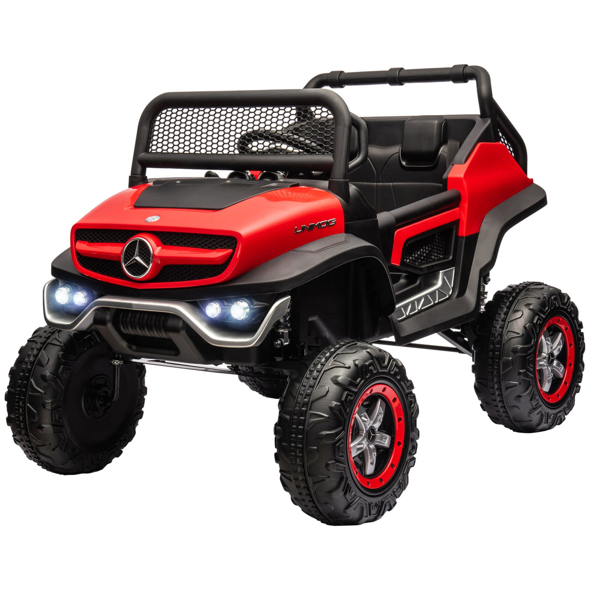 Mercedes-Benz Unimog 12V Kids Ride on Truck with Remote Control - Officially Licensed