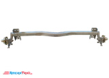 8 Lug 7000 Lb Torsion Axle w/ Vortex Hub, V Bend, Available in Multiple Sizes, Without Brakes