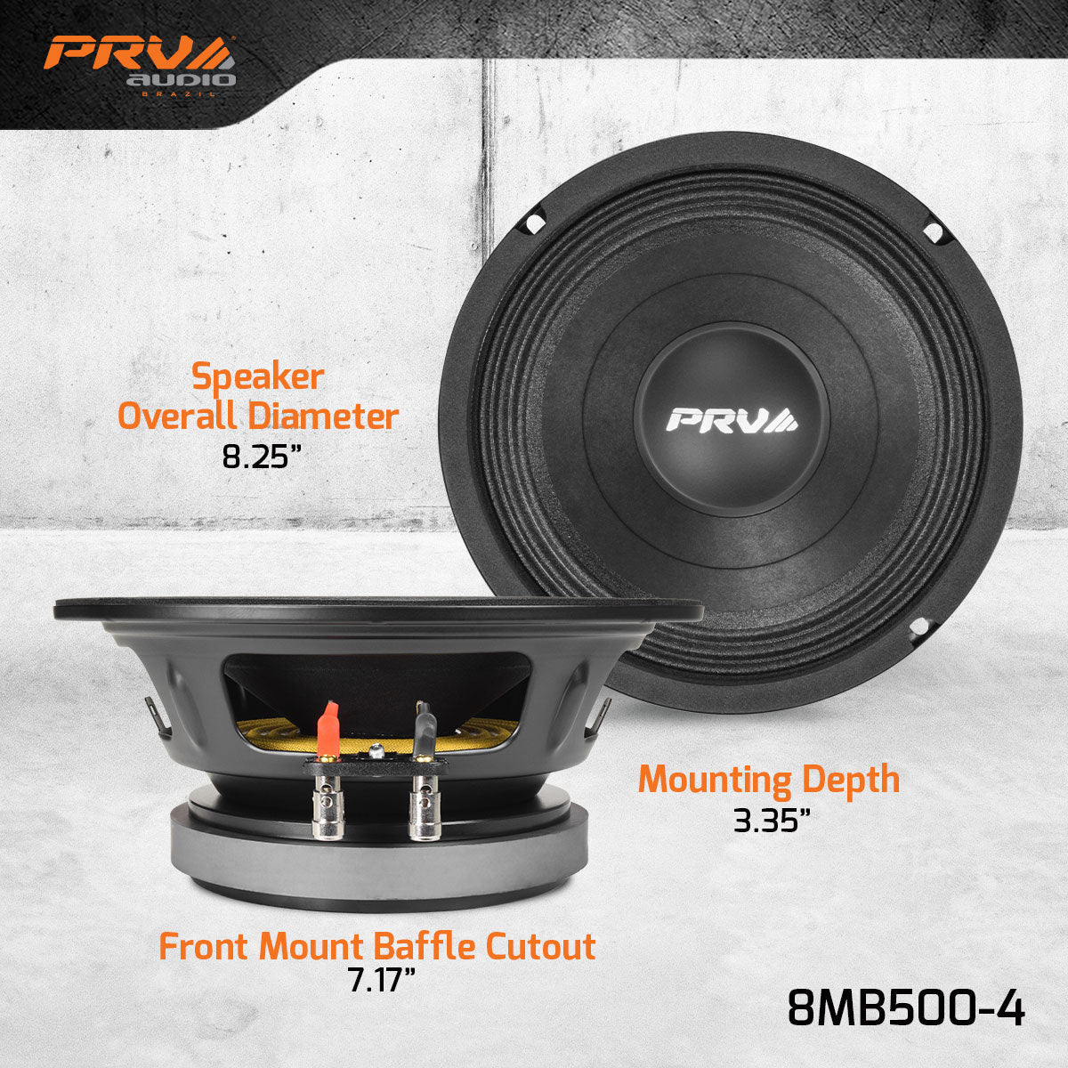 PRV 8MB500-4 Midbass PRV Audio