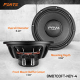 PRV 8MB700FT-NDY-4 Midbass PRV Audio