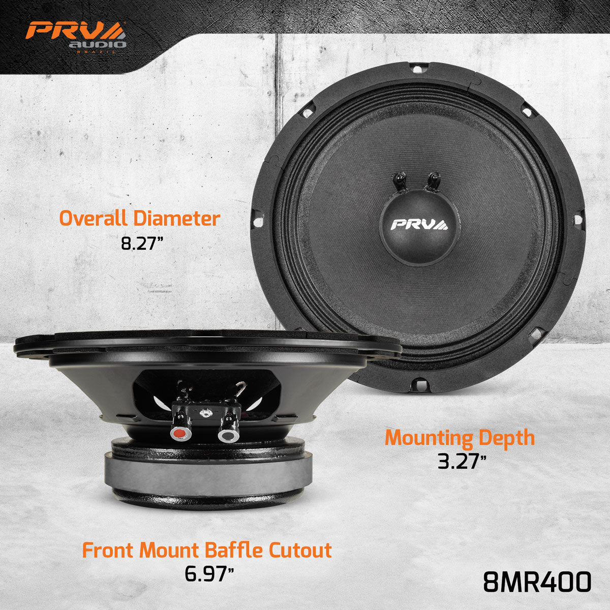 8″ Midrange Bundle PRV Audio