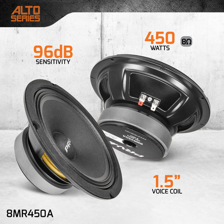 2000 Watts 8″ Bundle PRV Audio