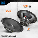 PRV Audio 8MR500-NDY-4 v2 8" Midrange Neodymium Speaker