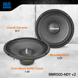 PRV Audio 8MR500-NDY v2 8in Neodymium Midrange Speaker