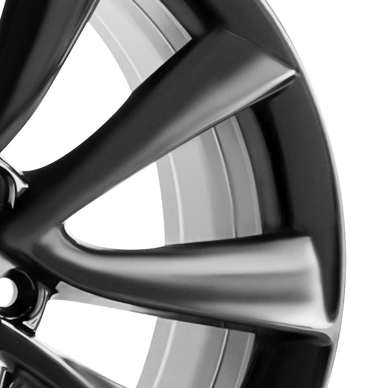 19x8.5" 5x114.3mm Silver Tesla Style Wheels For Model Y S 3