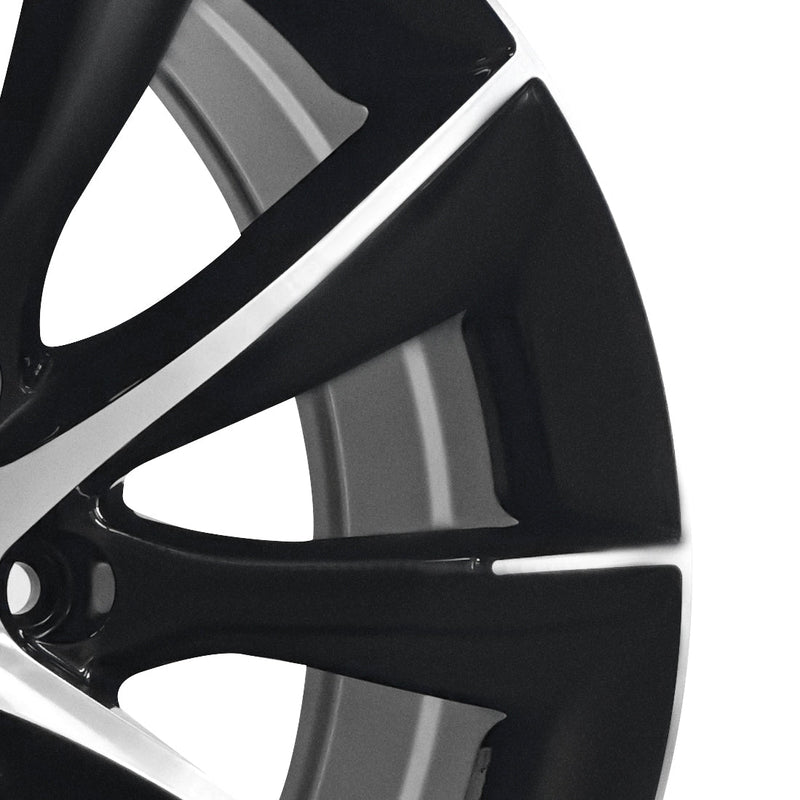 Tesla Wheels 4pcs Model Y 3 Rims 20x7.5" pcd 5x114.3mm Black Machine Face