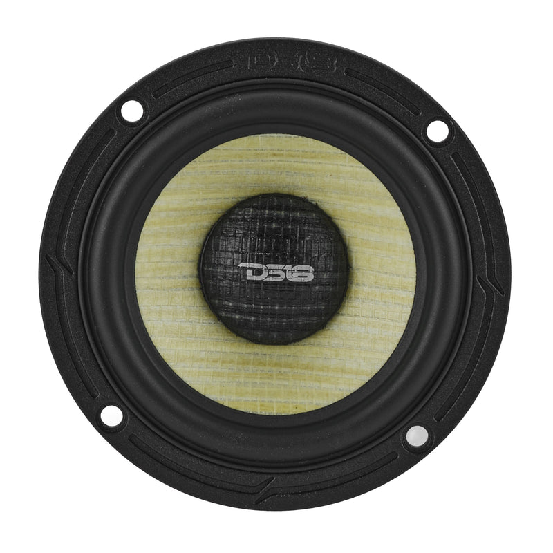 DXQ 6.5" 3-Way Component Speaker Set with Yellow Straw + Composite Foam Cone | 150W RMS 4-Ohm