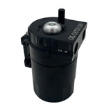 TruckTok Oil Catch Reservoir Breather Can Tank with Filter Cylinder Aluminum Universal TruckTok