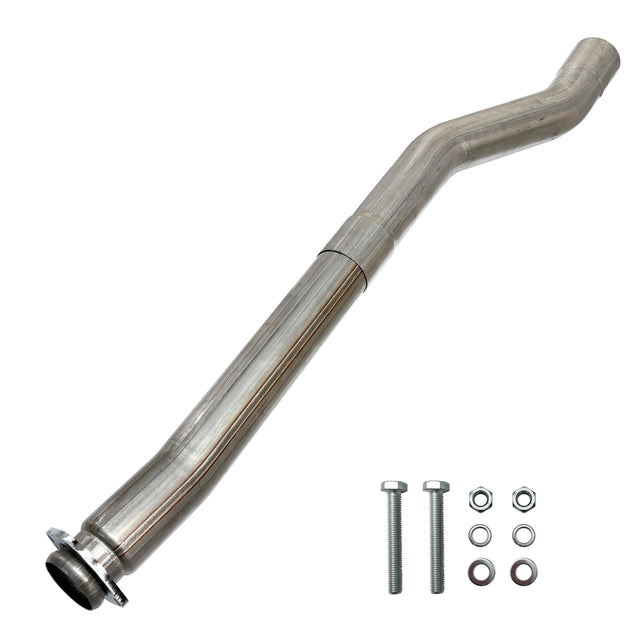 Trucktok 2003-2007 6.0L Ford Powerstroke 3.5" Cat & Muffler Delete Pipe TruckTok