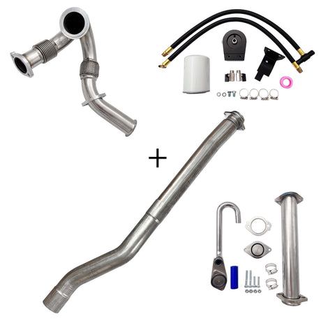 Trucktok 2003-2007 6.0L Ford Powerstroke DPF/EGR/CCV/Up pipe kit TruckTok