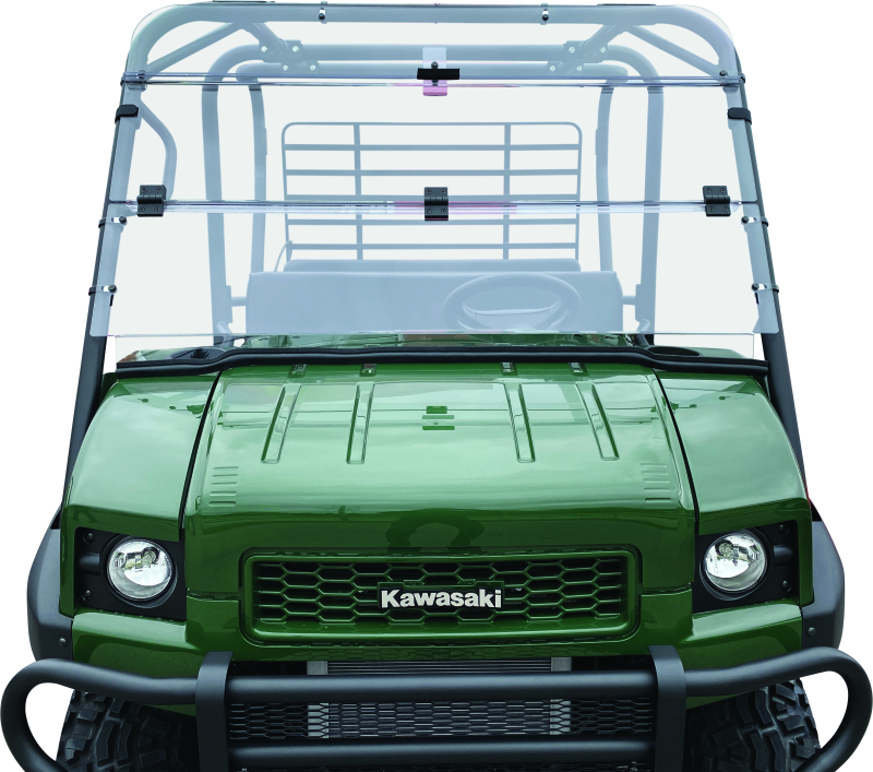 QuadBoss 09-22 Kawasaki KAF620M Mule 4010 4x4 Windbreak Folding Windshield