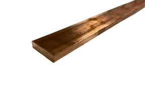 Copper 110 Flat Bar 1/4" x 1" x 18"-Long -->.25" x 1" Copper Bus Bar AC/DC WIRE AND SUPPLY