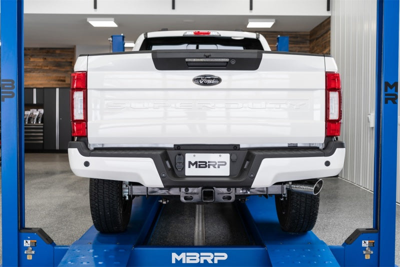 MBRP 2017+ Ford F-250/F-350 6.2L/7.3L Super/Crew Cab Single Side 4in T304 Catback Exhaust