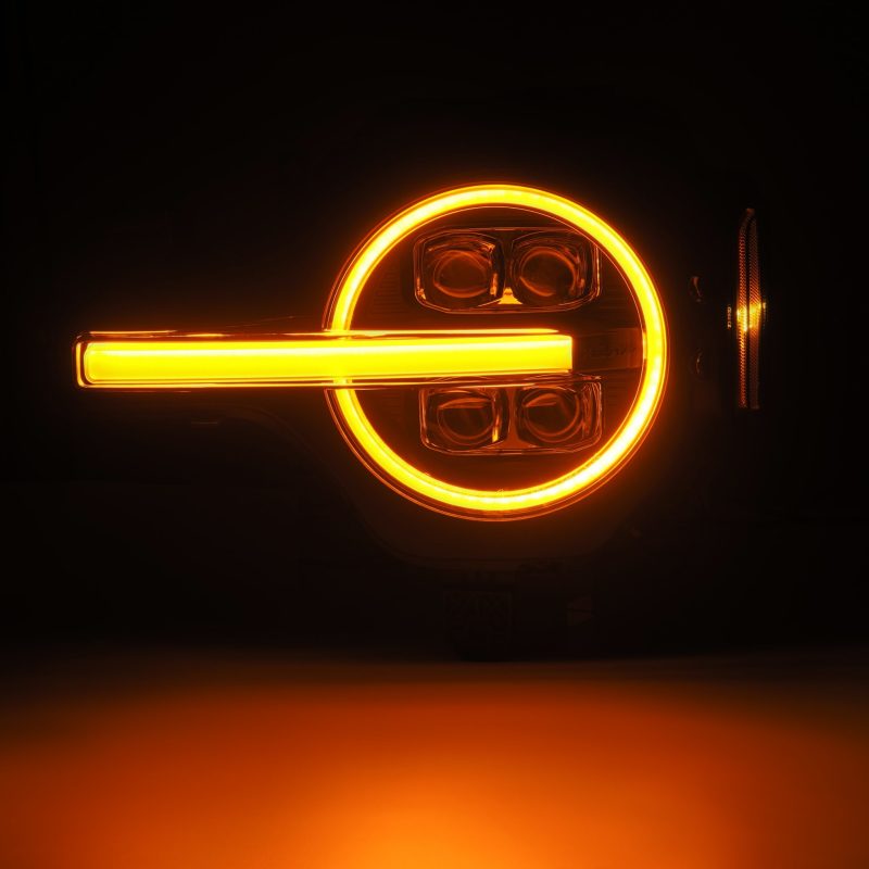 AlphaRex Nova-Series LED Projector Headlights Alpha-Black | '21- Current Ford Bronco